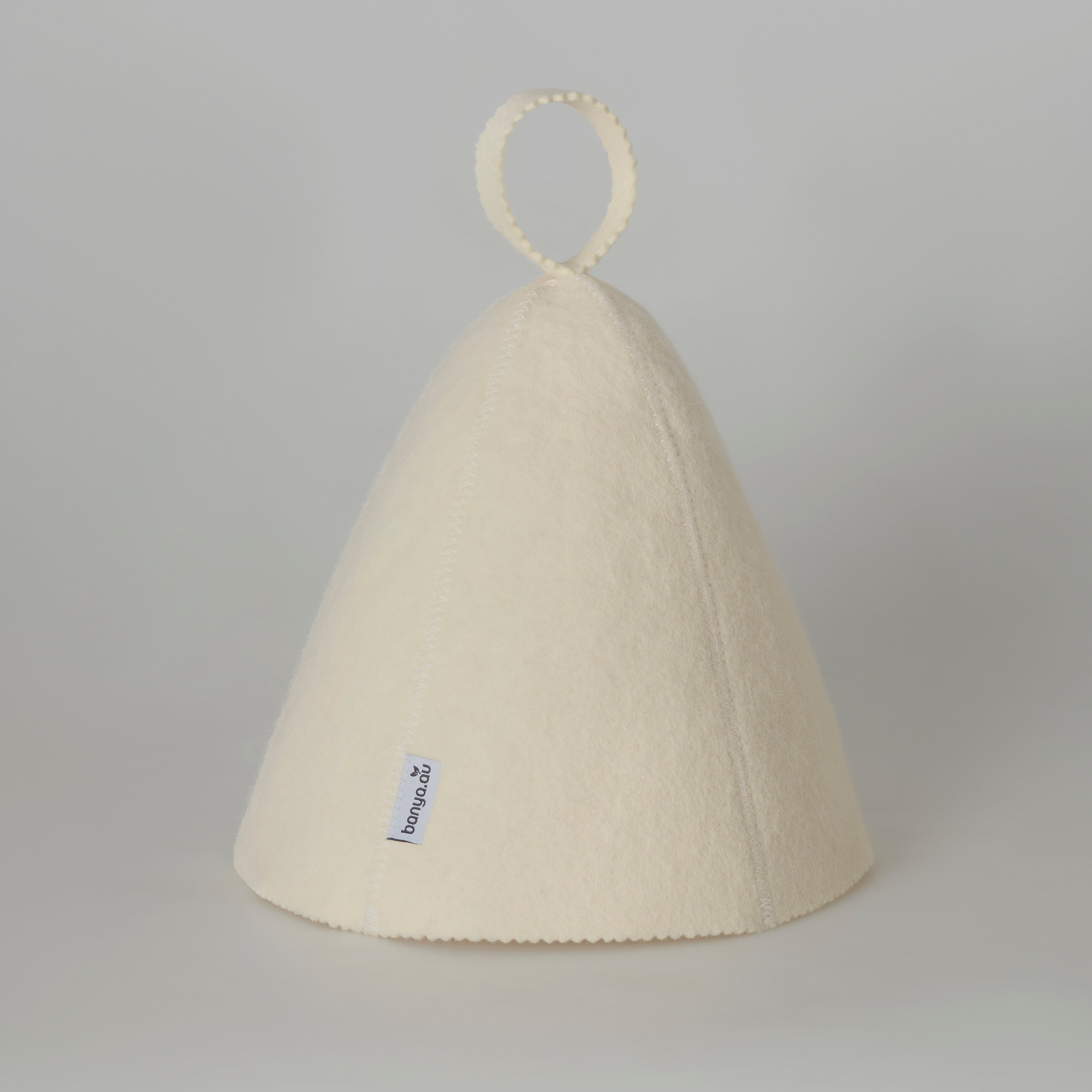 Natural Wool Sauna Hat v2 2mm. New Improved Design!