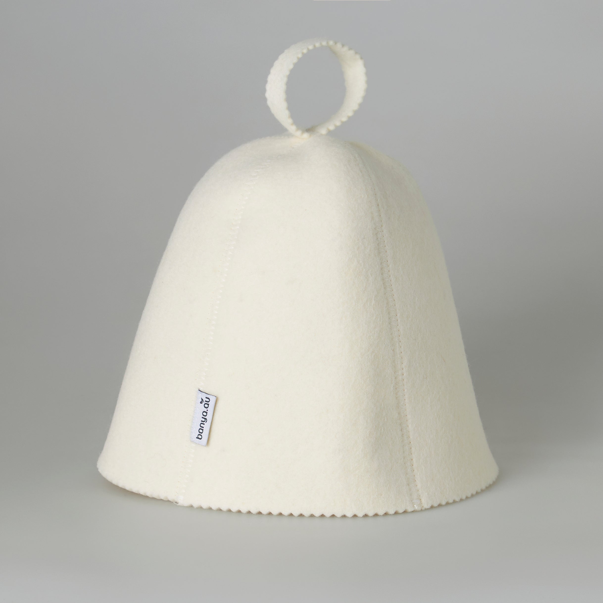 Natural Wool Sauna Hat v3 5mm. New Improved Design!
