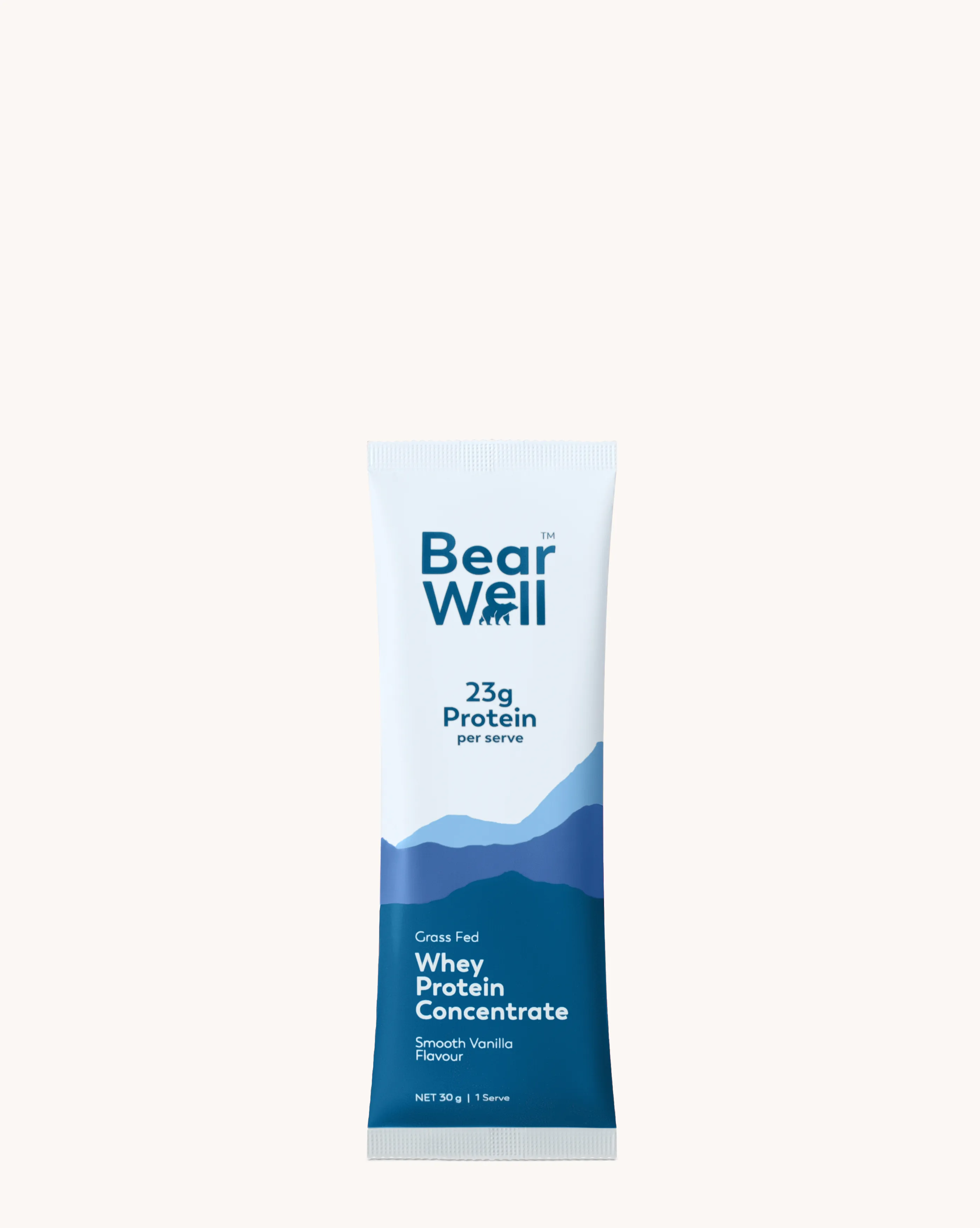 Grass-Fed single serve protein powder sachet