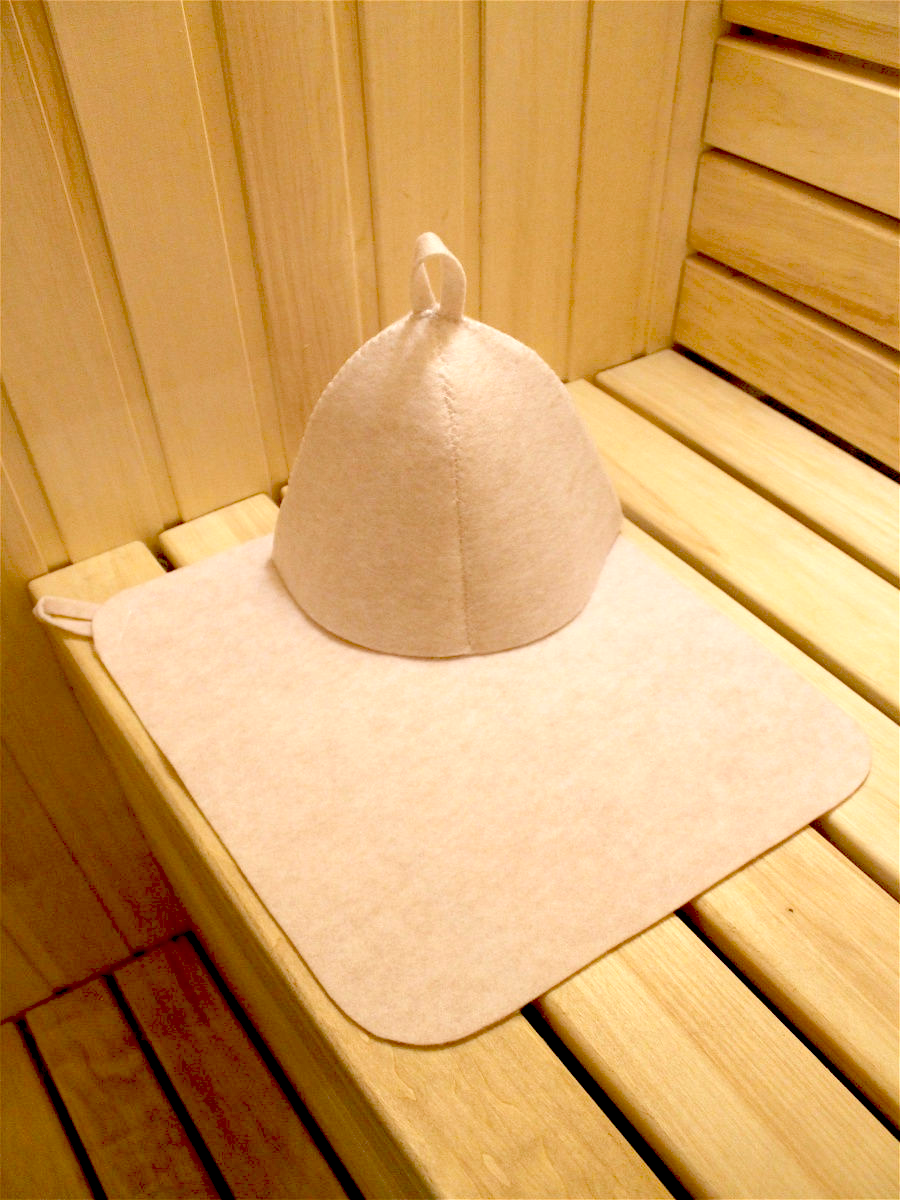 Eco-Friendly 100% Wool Sauna Accessories