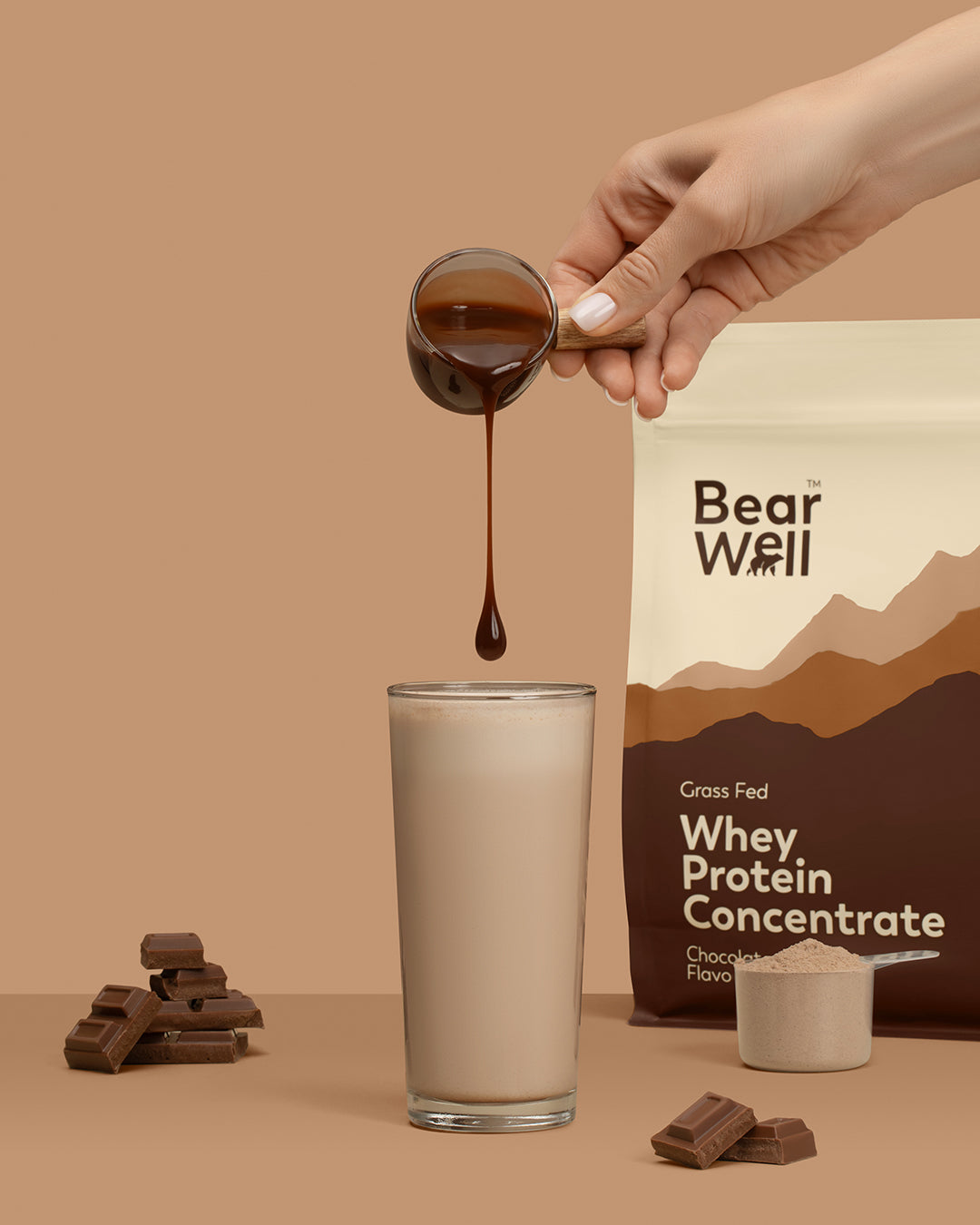 Grass-Fed single serve protein powder sachet