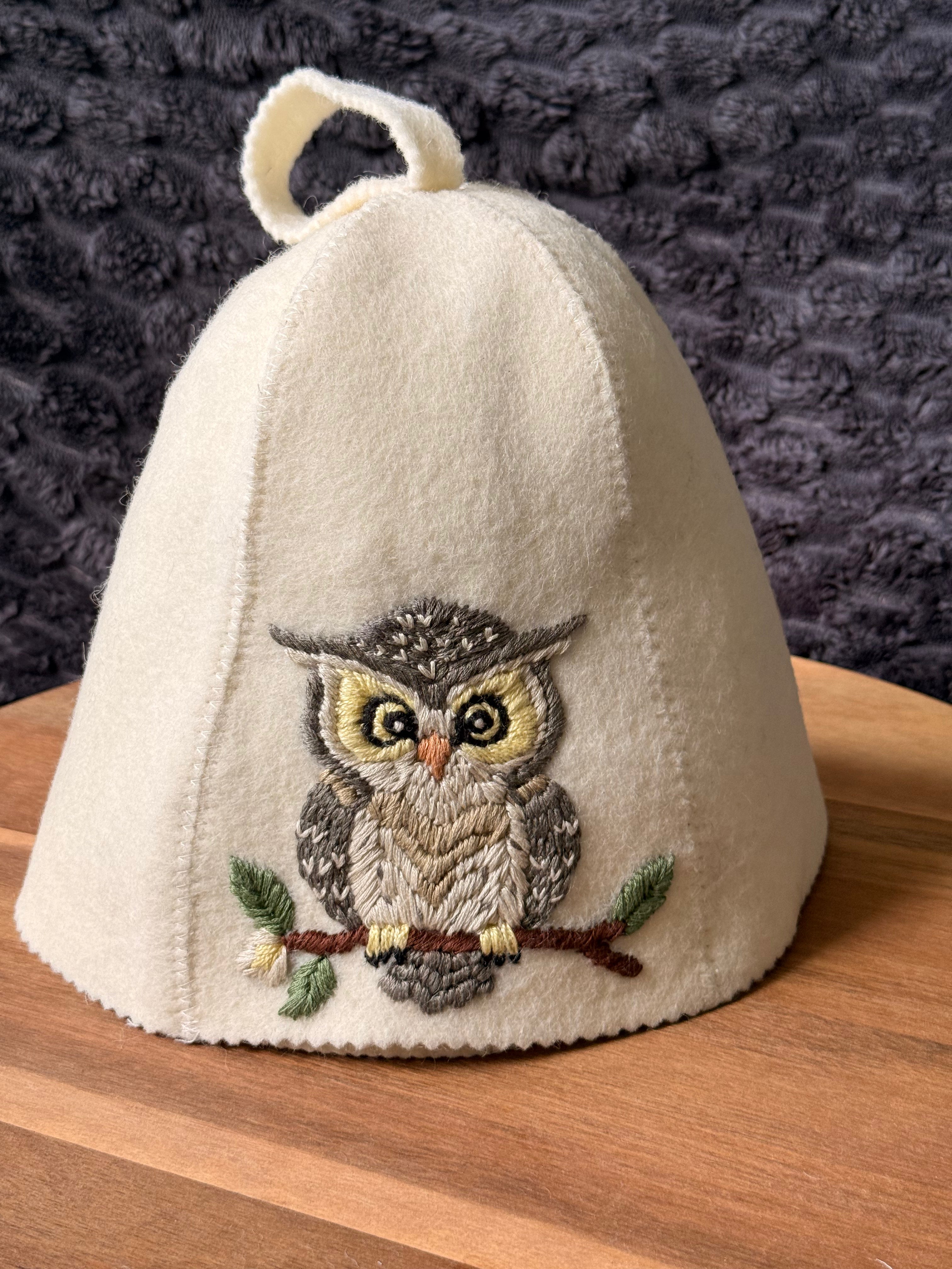 Hand-Embroidered Sauna Hat | Threads of Hope