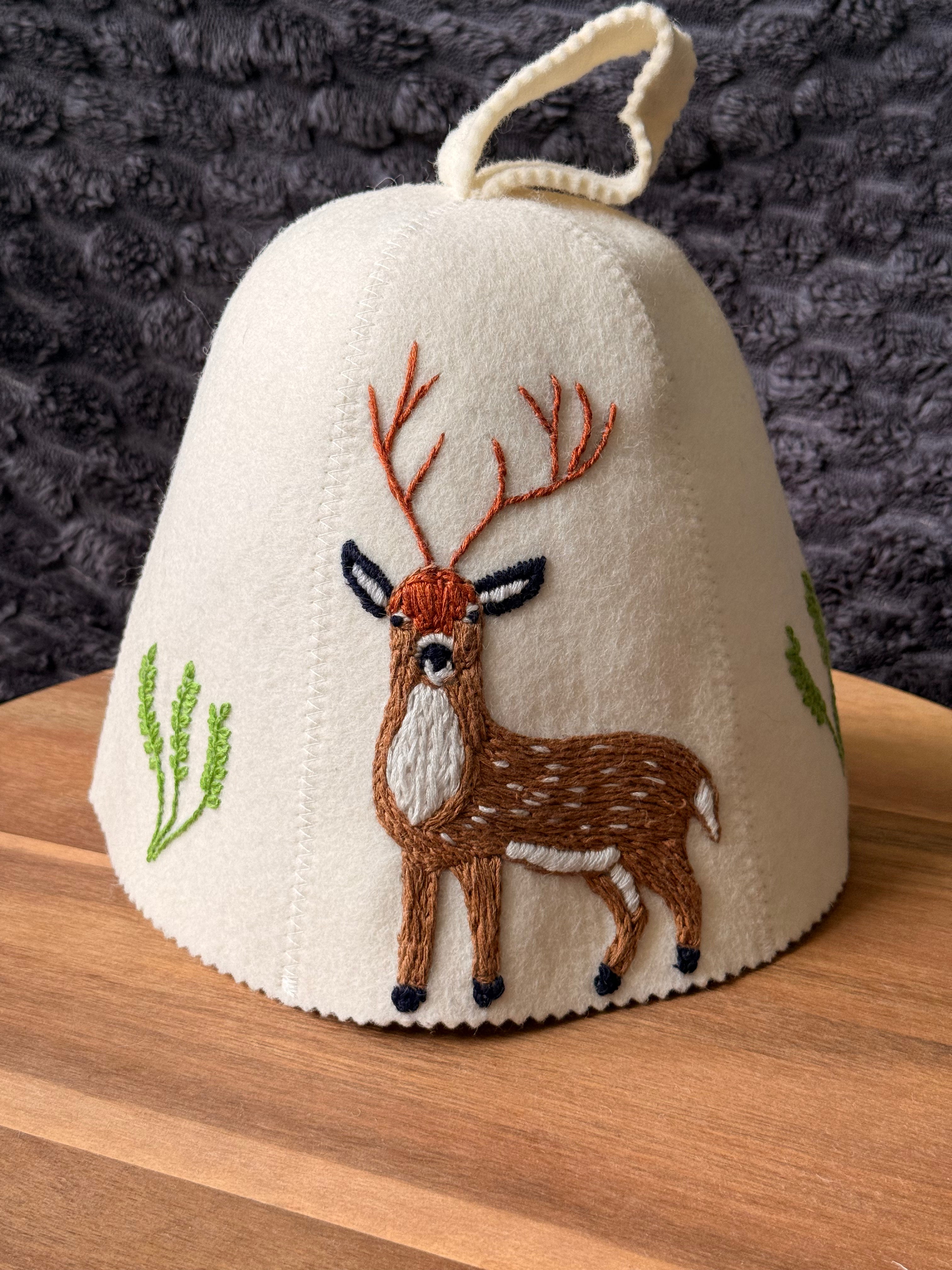 Hand-Embroidered Sauna Hat | Threads of Hope