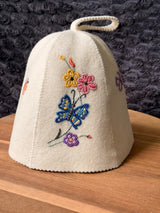 Hand-Embroidered Sauna Hat | Threads of Hope