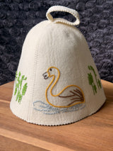 Hand-Embroidered Sauna Hat | Threads of Hope