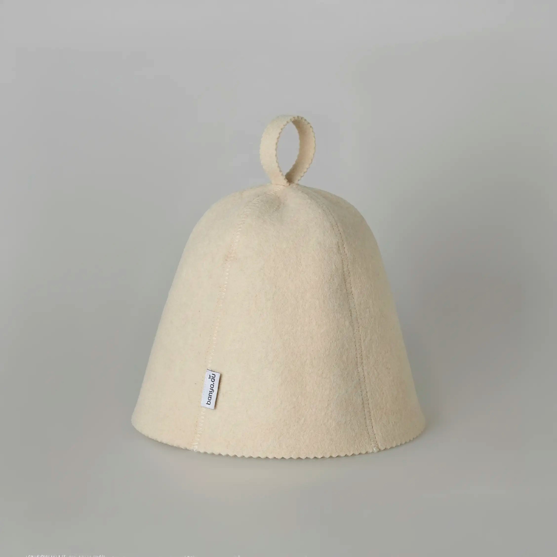 Natural Wool Sauna Hat v3 5mm. New Improved Design!