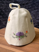 Hand-Embroidered Sauna Hat | Threads of Hope