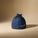 100% Cotton Blue Sauna Hat Adjustable