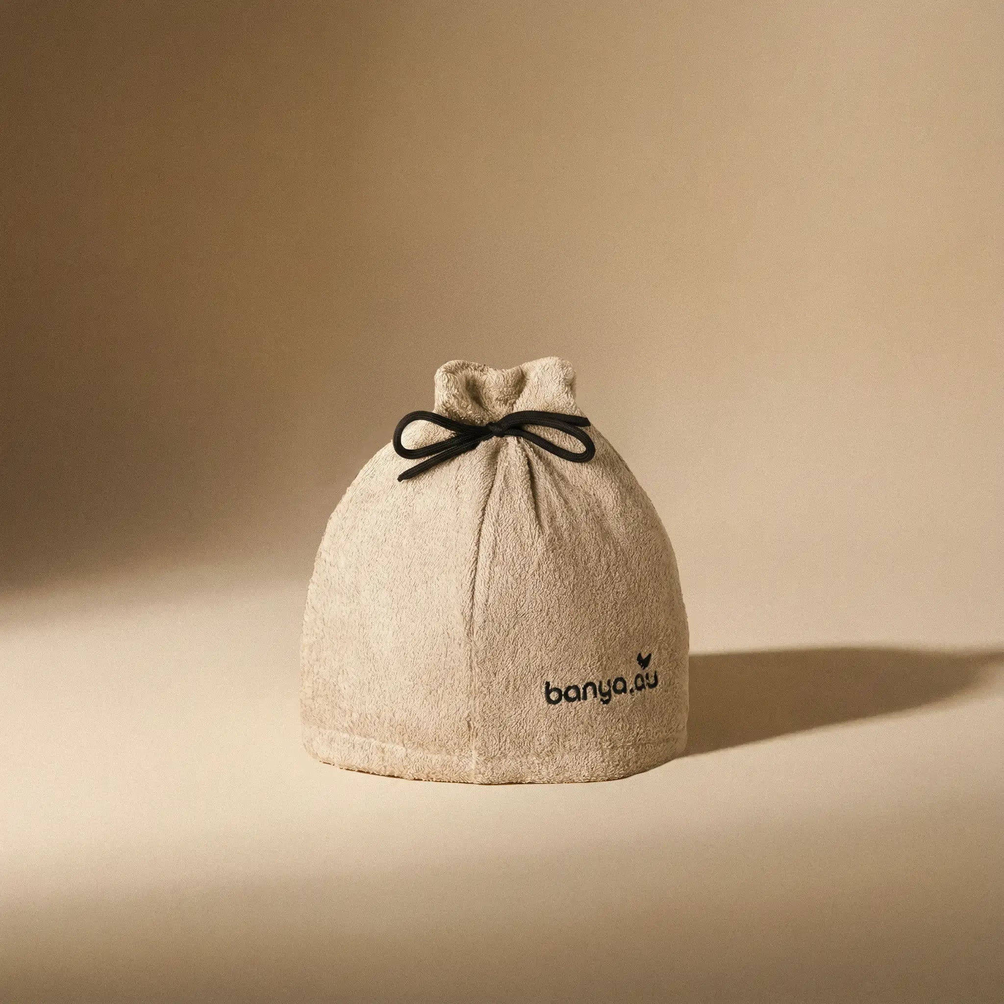 100% Cotton Grey Sauna Hat Adjustable