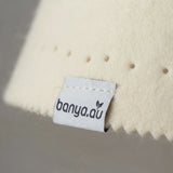 Close-up of premium Australian Merino wool sauna hat