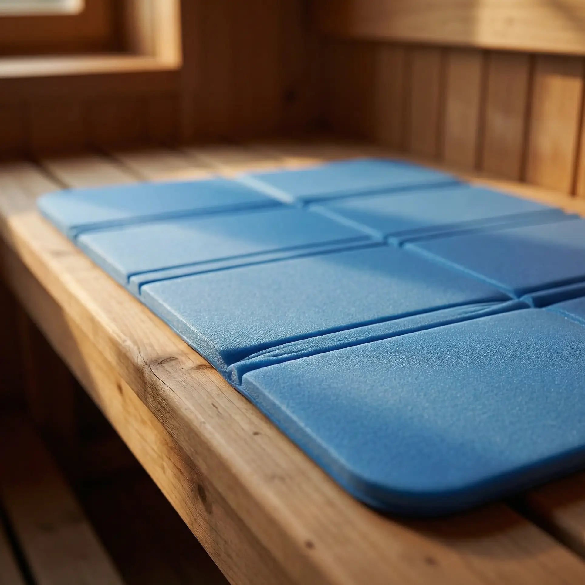 Waterproof foldable steam/sauna mat