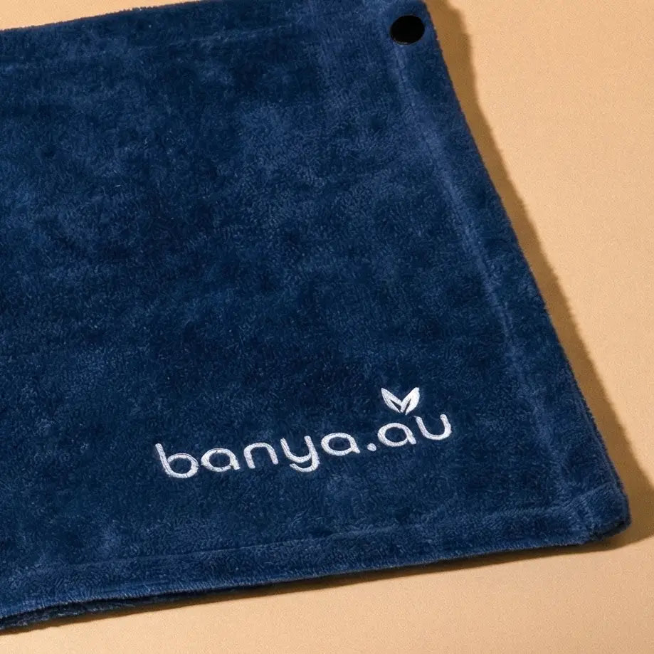 100% Cotton Blue Sauna Mat