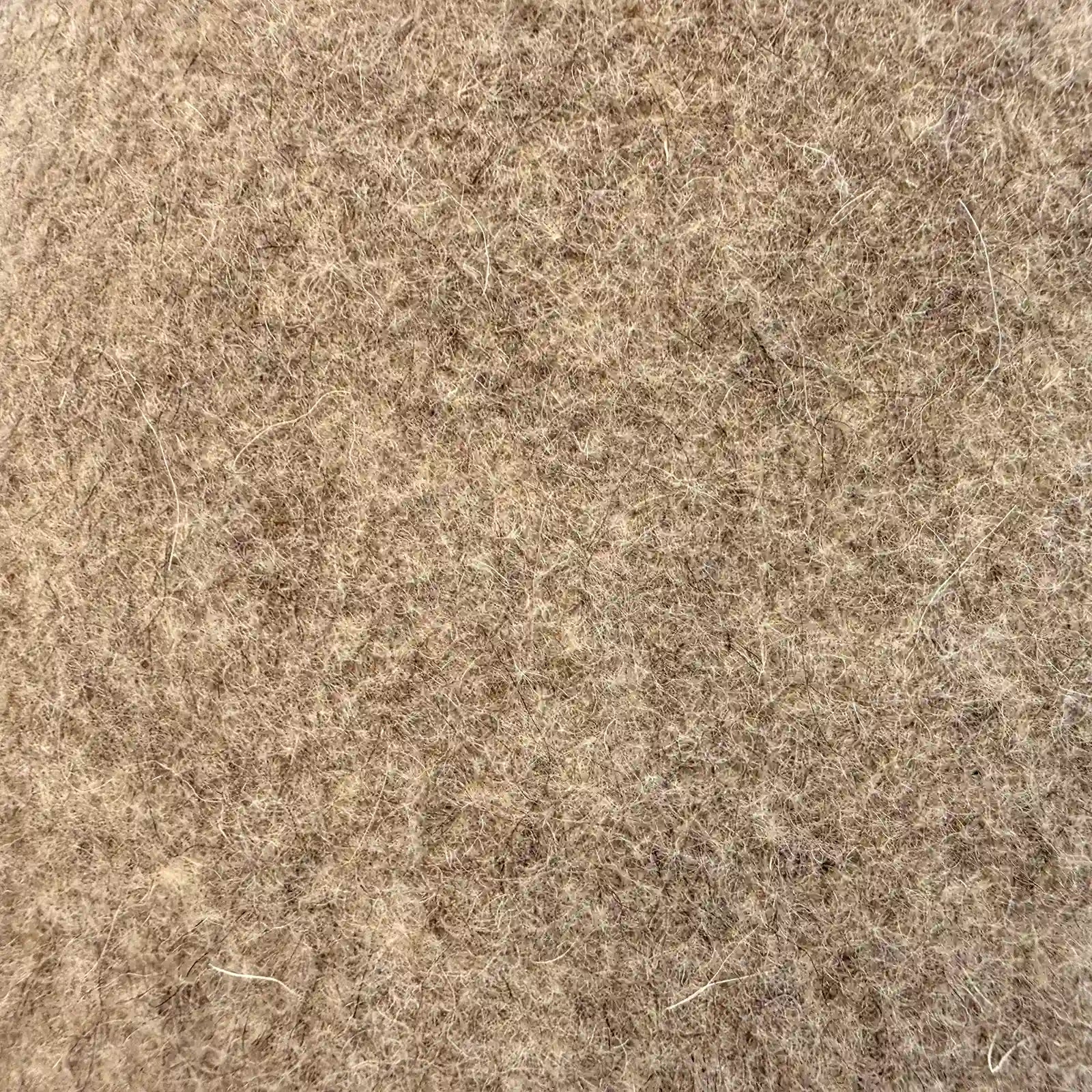 Grey Australian Merino wool felt texture close-up